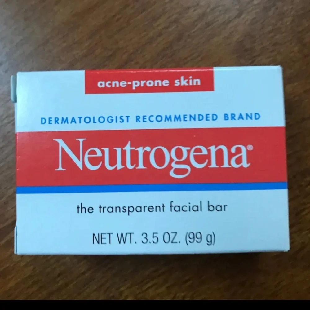 Neutrogena Acne-Prone Skin Transparent Facial Bar 3.5 oz/99 g 2 bars